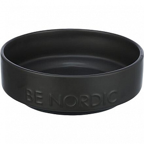 BE NORDIC kerámia tál, fekete