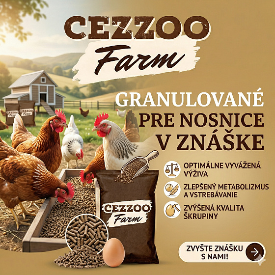 Cezzoo Farm tojótyúkoknak szánt granulált takarmány 25kg