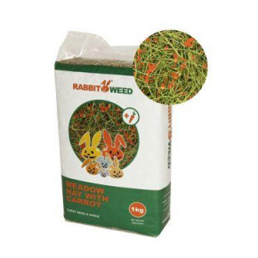 Legelő széna sárgarépával RabbitWeed 1kg 40 l