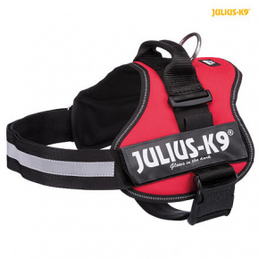 Julius-K9 hám 2/L-XL 71-96 cm/50 mm, - piros