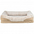 Vital Bed LINO, ortopedický obdĺžnikový pelech, sivá/svetlosivá