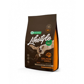 Natures P Lifestyle dog junior minden fajta lazac & krill 1,5 kg Natures P Lifestyle dog junior minden fajta lazac & krill 1,5 kg