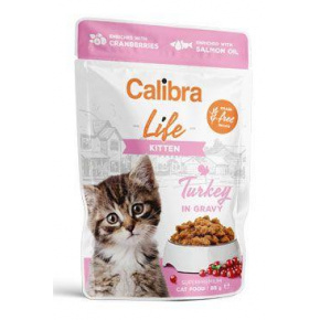 Calibra Cat Life Kitten pulyka mártásban 85g