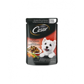 Mars CESAR pocket dog finom marhahús zöldségekkel 24 x 100 g