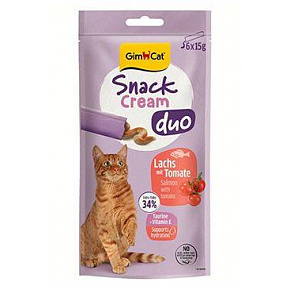 GimCat Snack Cream Duo lazac¶dicsom 6x15g GimCat Snack Cream Duo lazac¶dicsom 6x15g
