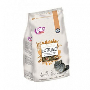 EXTRIMO teljes értékű eledel csincsilláknak cipzáras tasakban 750 g EXTRIMO teljes értékű eledel csincsilláknak cipzáras tasakban 750 g