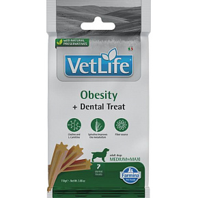 Farmina Vet Life Dog Obesity Adult medium & maxi jutalomfalat 110g