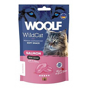 WOOLF WildCat Fél-Nedves Snack Lazac 50g