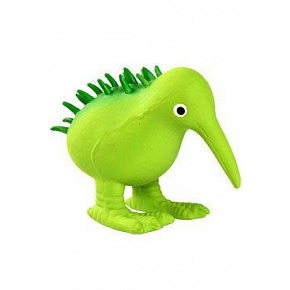 Kutyajáték WHISTLE latex, nyikorgó, zöld. 11,5cm Kiwi