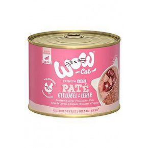 WOW Macska konz. Kitten Paté baromfi májjal 200g