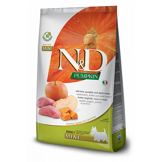 N&D Pumpkin DOG Adult Mini vaddisznó és alma 7kg