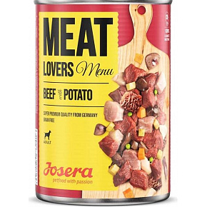 Josera Dog konz.Meat Lovers Menü Marhahús Burgonyával 800g