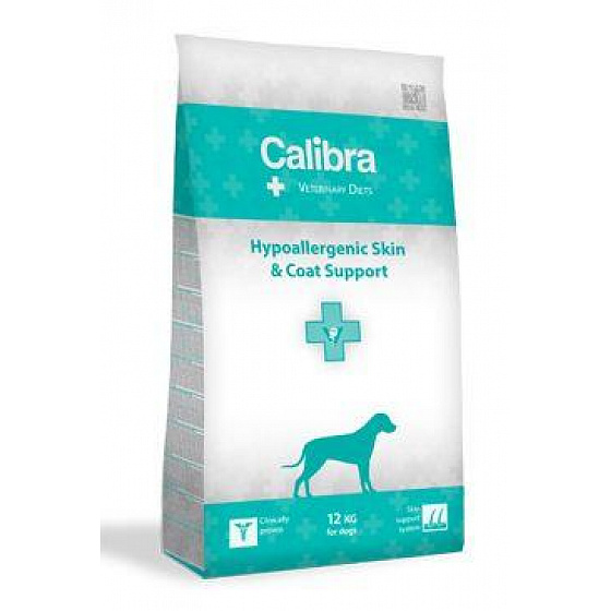 Calibra VD Dog Hypoallergén Skin&Coat Supp.12 kg