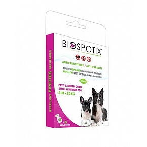 BIOGANCE Biospotix Dog spot-on S-M kutyákra, repellens hatással 5 x 1 ml (20 kg-ig) BIOGANCE Biospotix Dog spot-on S-M kutyákra, repellens hatással 5 x 1 ml (20 kg-ig)