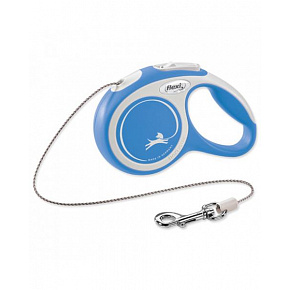 Flexi New Comfort póráz zsinór XS 3 m kék (8 kg-ig)