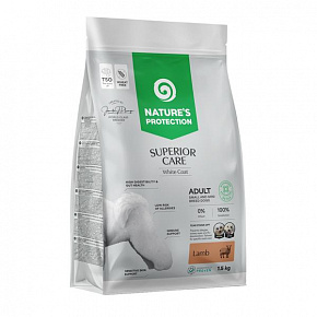 Natures P Superior care fehér kutya felnőtt bárány kicsi&mini 1,5 kg