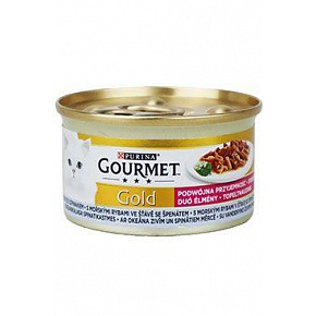 Gourmet Gold konz. macskapástétom tengeri hal és spenót 85g Gourmet Gold konz. macskapástétom tengeri hal és spenót 85g